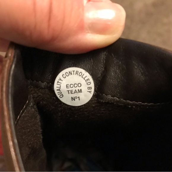 Ecco Women's Brown/Black Sartorelle 25 Tall Buckle Knee High Boot - Picture 2 of 16